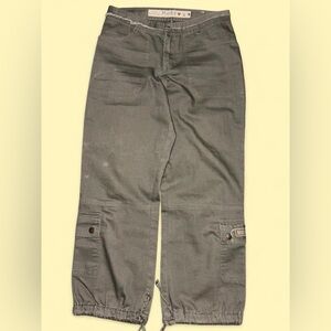 Y2K MUDD Jeans Army Green Cargos